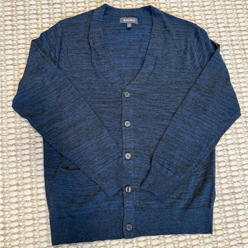 Bonobos Blue Men's Cardigan